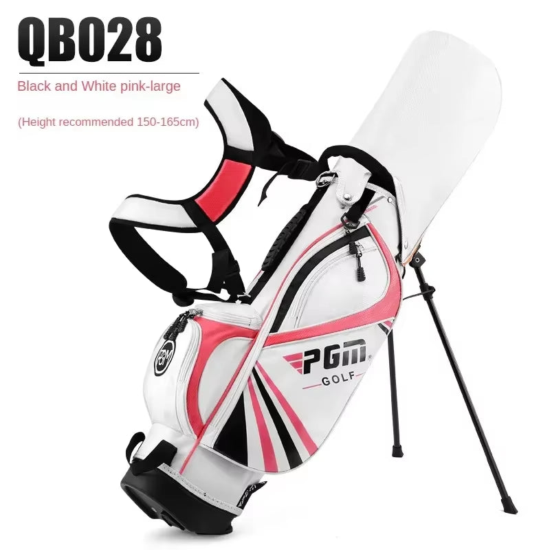 Children'S Portable Golf Clubs Bag Multifunction Bracket Stand Support Lightweight Golf Bagpack Children Golf Bag QB028