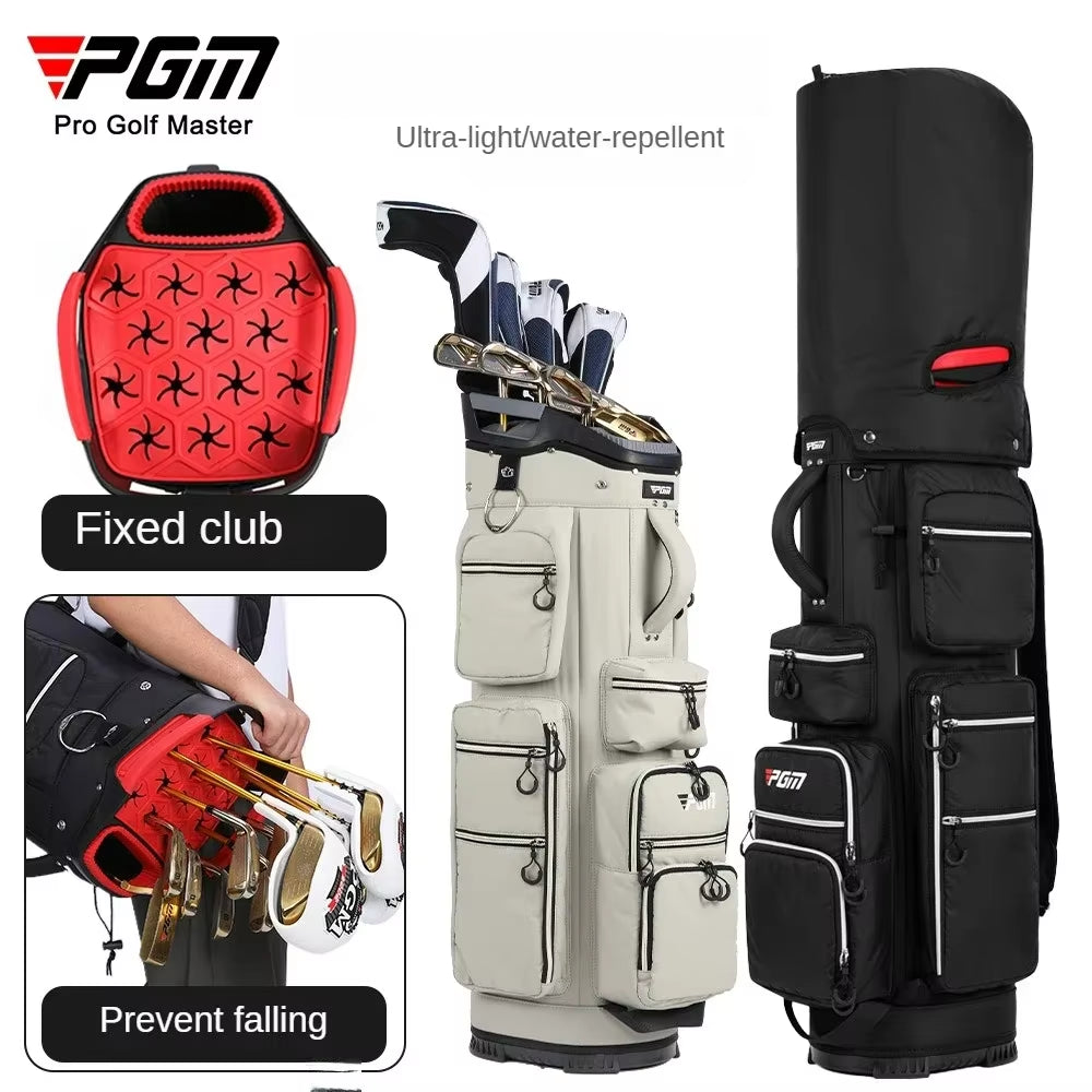 Travel Golf Bag Golf Standard Bag Fixed Club Holder Light Portable Light Weight Sport Bags QB166