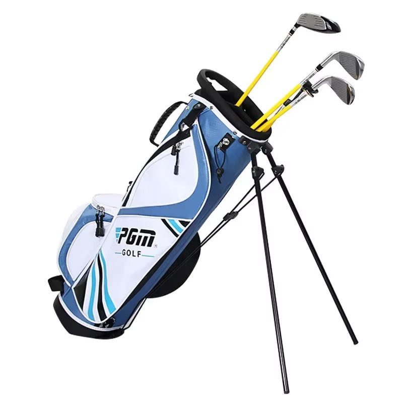 Children'S Portable Golf Clubs Bag Multifunction Bracket Stand Support Lightweight Golf Bagpack Children Golf Bag QB028