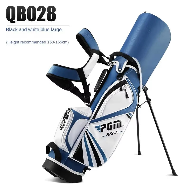 Children'S Portable Golf Clubs Bag Multifunction Bracket Stand Support Lightweight Golf Bagpack Children Golf Bag QB028