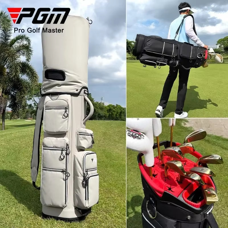 Travel Golf Bag Golf Standard Bag Fixed Club Holder Light Portable Light Weight Sport Bags QB166