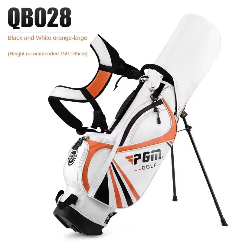 Children'S Portable Golf Clubs Bag Multifunction Bracket Stand Support Lightweight Golf Bagpack Children Golf Bag QB028
