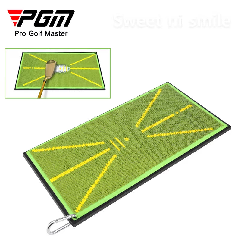 DJD038 Golf Strike Mat Bead Display Track Beginner Training Trace Detection Pad Swing Exerciser