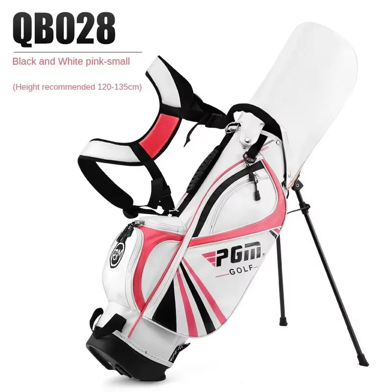 Children'S Portable Golf Clubs Bag Multifunction Bracket Stand Support Lightweight Golf Bagpack Children Golf Bag QB028